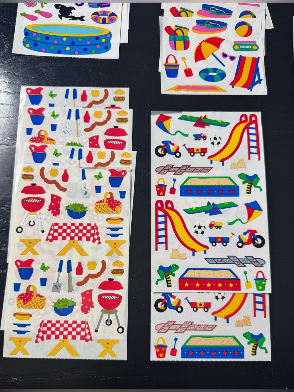 Creative Memories 65+ Sticker Lot Kids Trucks Swimming Beach 🏝️ Picnic Summer - Picture 4 of 10